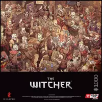 5. Good Loot Gaming Puzzle: The Witcher (Wiedźmin) Birthday (1000 elementów)