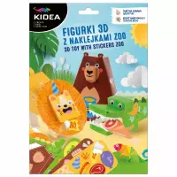 1. Kidea Zestaw Kreatywny 3d ZOO 548854