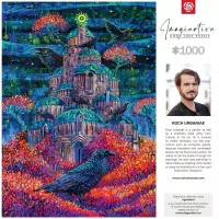 6. Good Loot Imagination Puzzle: Roch Urbaniak Twierdza Pani Kruków / Raven Queen's Fortress (1000 elementów)