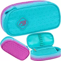 6. ABag Piórnik AC6 Saszetka Usztywniona Hexagon Mint Ombre 503026050