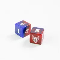 11. Gamegenic: Stranger Things - D6 Dice Set - Hellfire Club (12x)