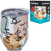 3. CoolPack Kubek Termiczny Metalowy 350ml Art Deco Z22576