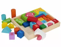 3. Mega Creative Klocki Drewniane Kolorowe 545059