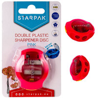 3. Starpak Temperówka Podwójna z Pojemnikiem Różowa 471005