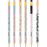 2. Interdruk Ołówek z gumką HB 6szt Cute Things 294968