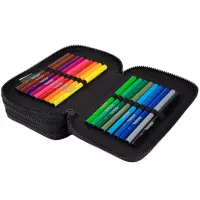 4. CoolPack Jumper 3 Piórnik Trzykomorowy Z Wyposażeniem Dinopark F067966