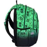 5. CoolPack Jerry Plecak Szkolny Game Over Gradient Green F029969