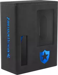 1. Gamegenic: Arkham Horror - Investigator Deck Tome - Pudełko na Karty - Guardian (Black-Blue)